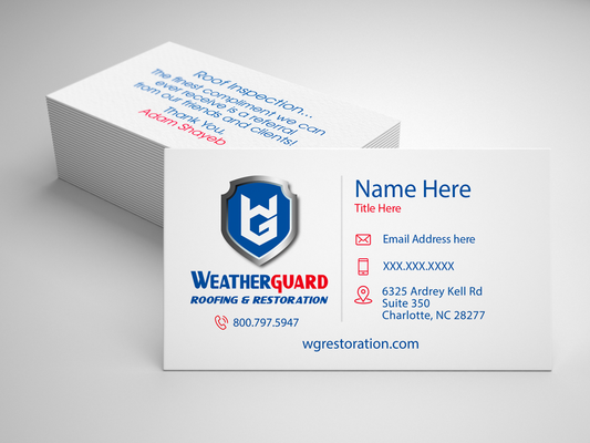 Weatherguard Business Cards (1,000)
